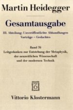 Leitgedanken zur Entstehung der Metaphysik, der neuzeitlichen Wissenschaft und der modernen Technik