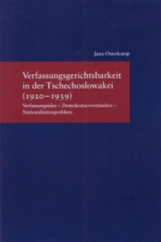 Verfassungsgerichtsbarkeit in der Tschechoslowakei (1920-1939)