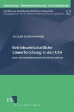Betriebswirtschaftliche Steuerforschung in den USA