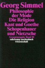 Philosophie der Mode (1905). Die Religion (1906/1912). Kant und Goethe (1906/1916); Schopenhauer und Nietzsche