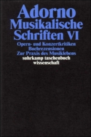 Musikalische Schriften. Tl.6