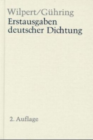 Erstausgaben deutscher Dichtung