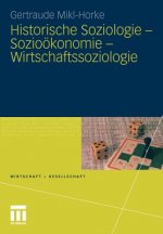 Historische Soziologie - Sozio konomie - Wirtschaftssoziologie