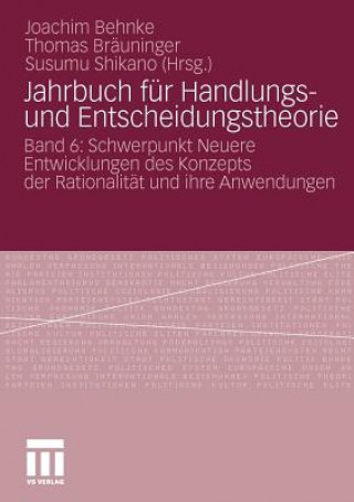 Jahrbuch F r Handlungs- Und Entscheidungstheorie