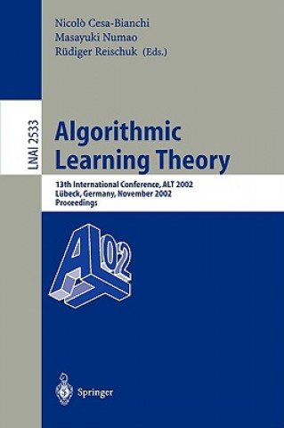 Algorithmic Learning Theory