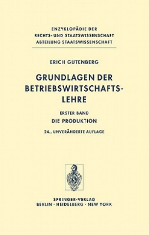 Grundlagen Der Betriebswirtschaftslehre