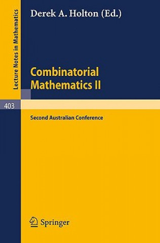 Combinatorial Mathematics II