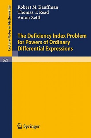 The Deficiency Index Problem for Powers of Ordinary Differential Expressions