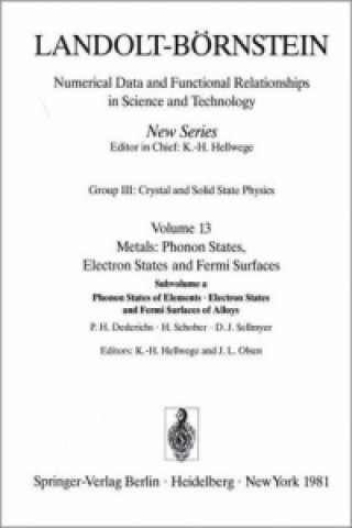 Phonon States of Elements. Electron States and Fermi Surfaces of Alloys / Phononenzustande von Elementen. Elektronenzustande und Fermiflachen von Legi