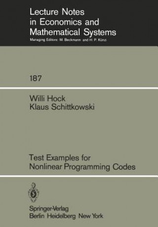 Test Examples for Nonlinear Programming Codes