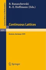 Continuous Lattices