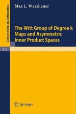 The Witt Group of Degree k Maps and Asymmetric Inner Product Spaces