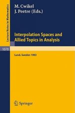 Interpolation Spaces and Allied Topics in Analysis