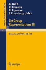 Lie Group Representations III