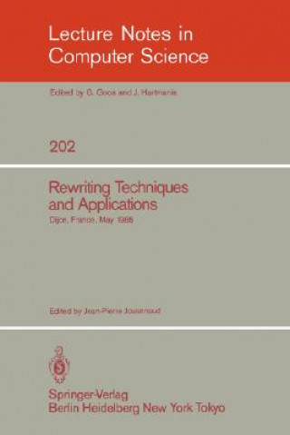 Rewriting Techniques and Applications