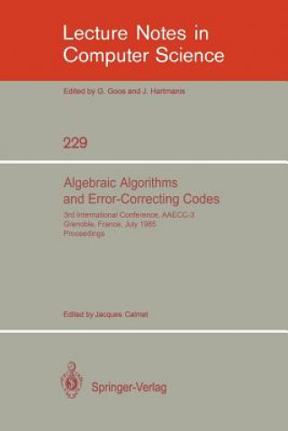 Algebraic Algorithms and Error-Correcting Codes