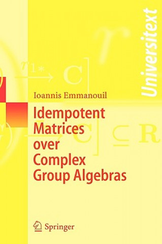 Idempotent Matrices over Complex Group Algebras