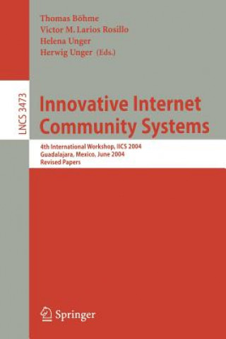 Innovative Internet Community Systems