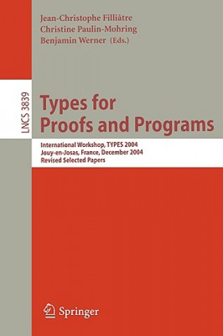 Types for Proofs and Programs