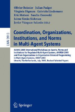 Coordination, Organizations, Institutions, and Norms in Multi-Agent Systems