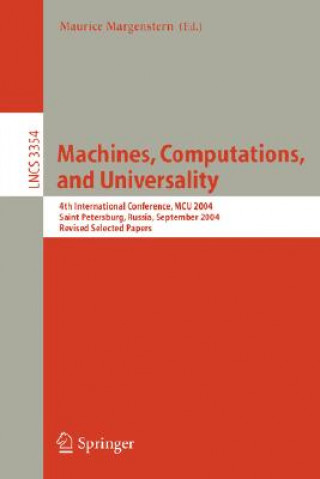 Machines, Computations, and Universality