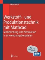 Werkstoff- Und Produktionstechnik Mit MathCAD