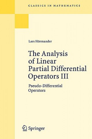 Analysis of Linear Partial Differential Operators III