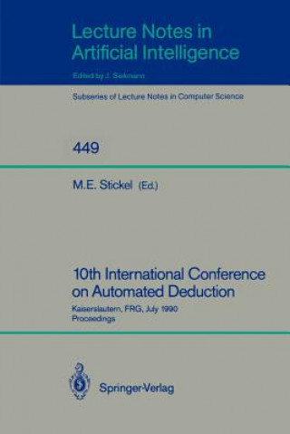 10th International Conference on Automated Deduction