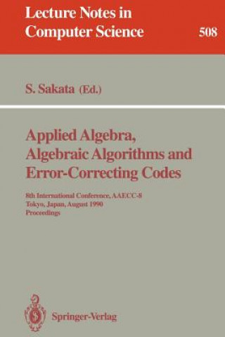 Applied Algebra, Algebraic Algorithms and Error-Correcting Codes