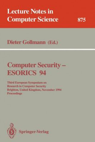 Computer Security - ESORICS 94