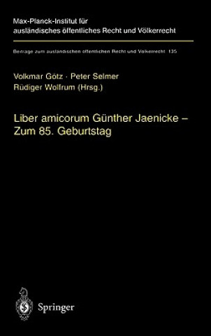 Liber Amicorum Gunther Jaenicke - Zum 85. Geburtstag