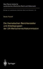 Thematischen Berichterstatter und Arbeitsgruppen der UN -Menschenrechtskommission
