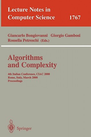 Algorithms and Complexity