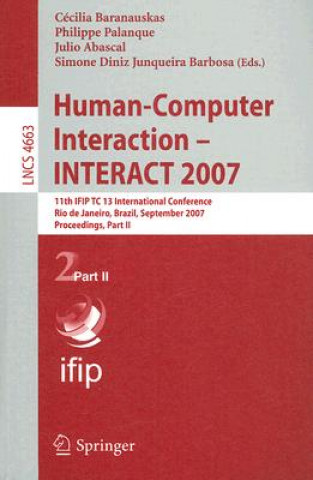 Human-Computer Interaction - INTERACT 2007
