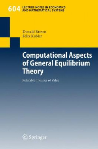 Computational Aspects of General Equilibrium Theory