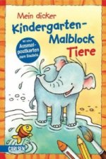 Mein dicker Kindergarten-Malblock Tiere