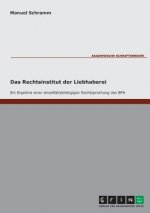 Rechtsinstitut Der Liebhaberei. Ein Ergebnis Einer Einzelfallabh ngigen Rechtsprechung Des Bfh