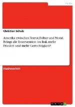 Amerika Zwischen Terror, Folter Und Moral. Bringt Die Intervention Im Irak Mehr Frieden Und Mehr Gerechtigkeit?
