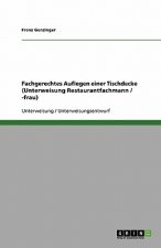 Fachgerechtes Auflegen einer Tischdecke (Unterweisung Restaurantfachmann / -frau)