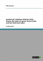 Analyse der Talkshow Andreas Turck - Thema