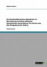 Russlanddeutschen Mundarten in Betrachtung zwischen kleinsten Sprachinseln und groesseren Territorien wie das Wolgadeutsche Gebiet