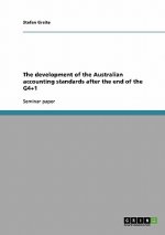 development of the Australian accounting standards after the end of the G4+1