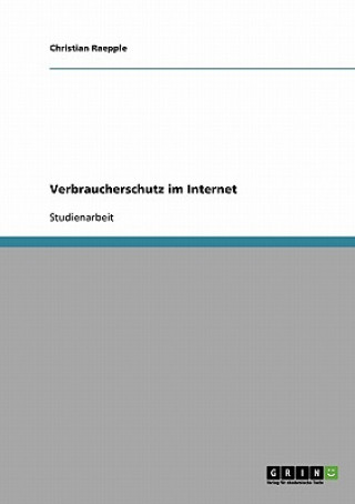 Verbraucherschutz im Internet