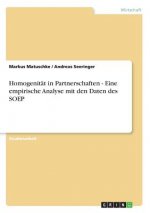 Homogenität in Partnerschaften - Eine empirische Analyse mit den Daten des SOEP
