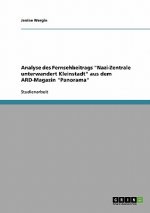 Analyse des Fernsehbeitrags Nazi-Zentrale unterwandert Kleinstadt aus dem ARD-Magazin Panorama