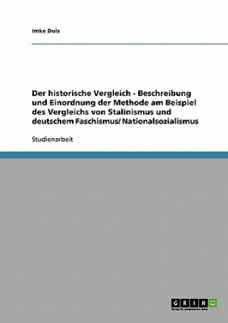 historische Vergleich - Beschreibung und Einordnung der Methode am Beispiel des Vergleichs von Stalinismus und deutschem Faschismus/ Nationalsozialism