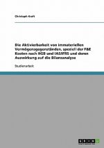 Die Aktivierbarkeit von immateriellen Vermögensgegenständen, speziell der F&E Kosten nach HGB und IAS/IFRS und deren Auswirkung auf die Bilanzanalyse