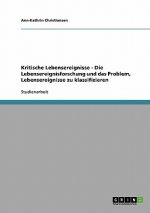 Kritische Lebensereignisse. Die Lebensereignisforschung und das Problem, Lebensereignisse zu klassifizieren