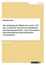 Ausubung des Wahlrechts nach  325 Abs. 2a HGB als betriebswirtschaftliches Entscheidungsproblem - unter besonderer Berucksichtigung mittelstandischer