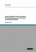 Erwin Schulhoff unter besonderer Berücksichtigung seiner Kammer- musikalischen Werke